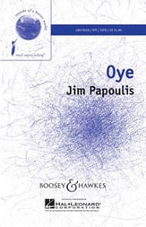 Oye Three-Part Treble choral sheet music cover